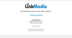 Desktop Screenshot of linkmedia.be