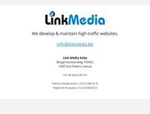Tablet Screenshot of linkmedia.be